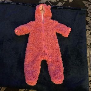 Fluffy warm winter onesie